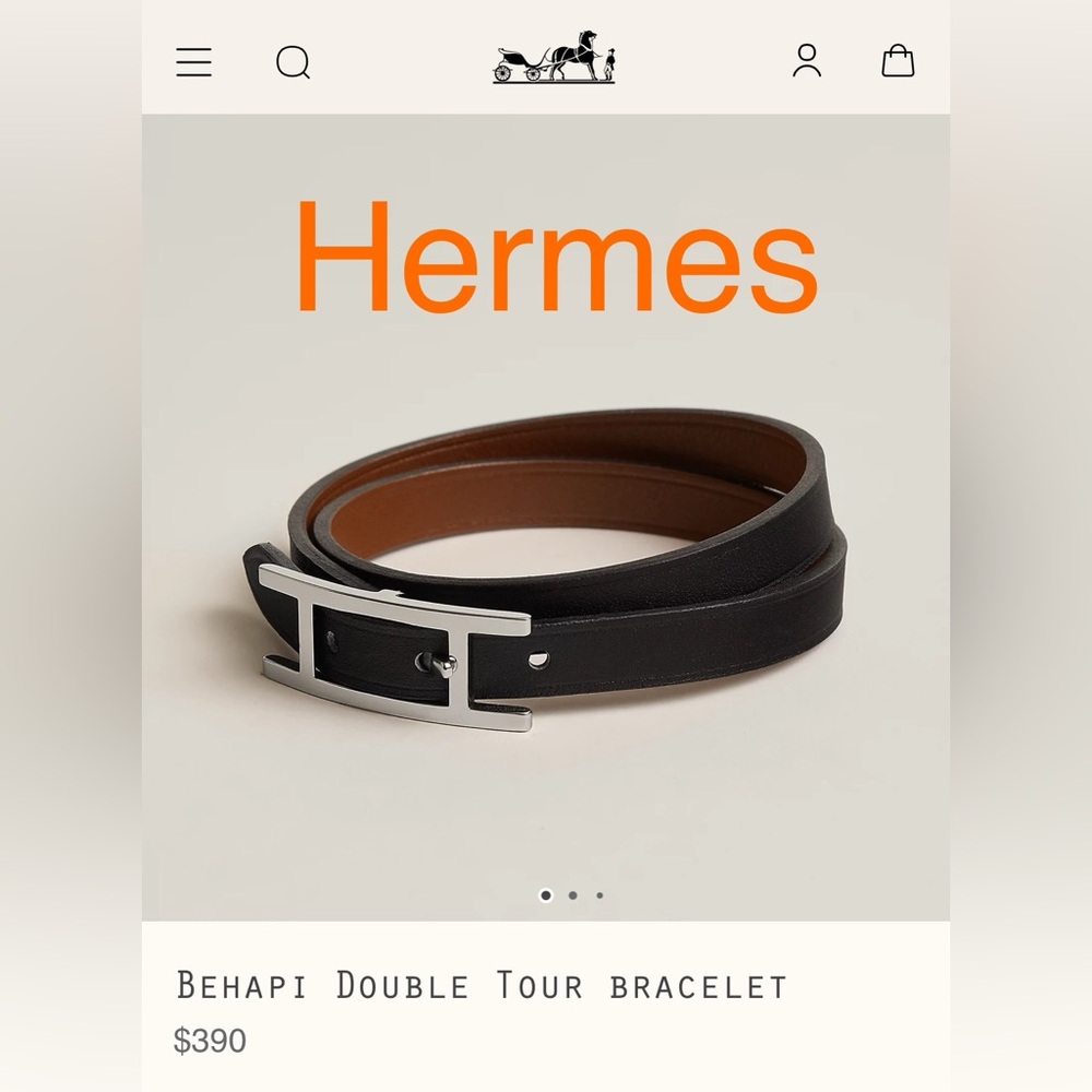 Hermes - Behapi Double Tour bracelet - NEW in box